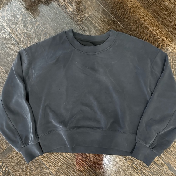 lululemon athletica Black Crew Neck Sweater - Picture 1 of 5